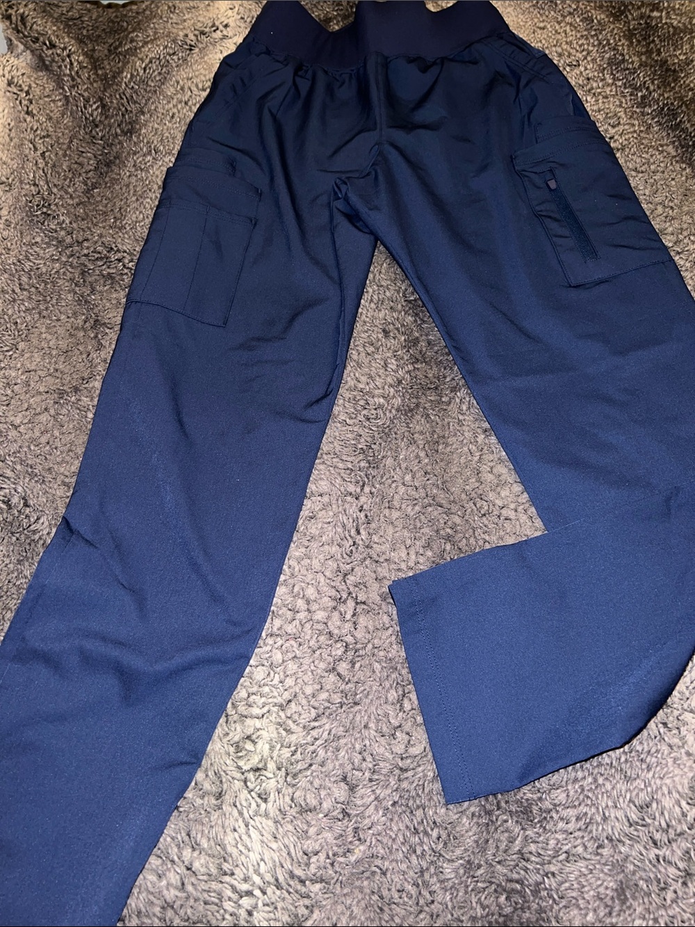 Straight Leg Women's Navy Utility Pants - Unbranded
